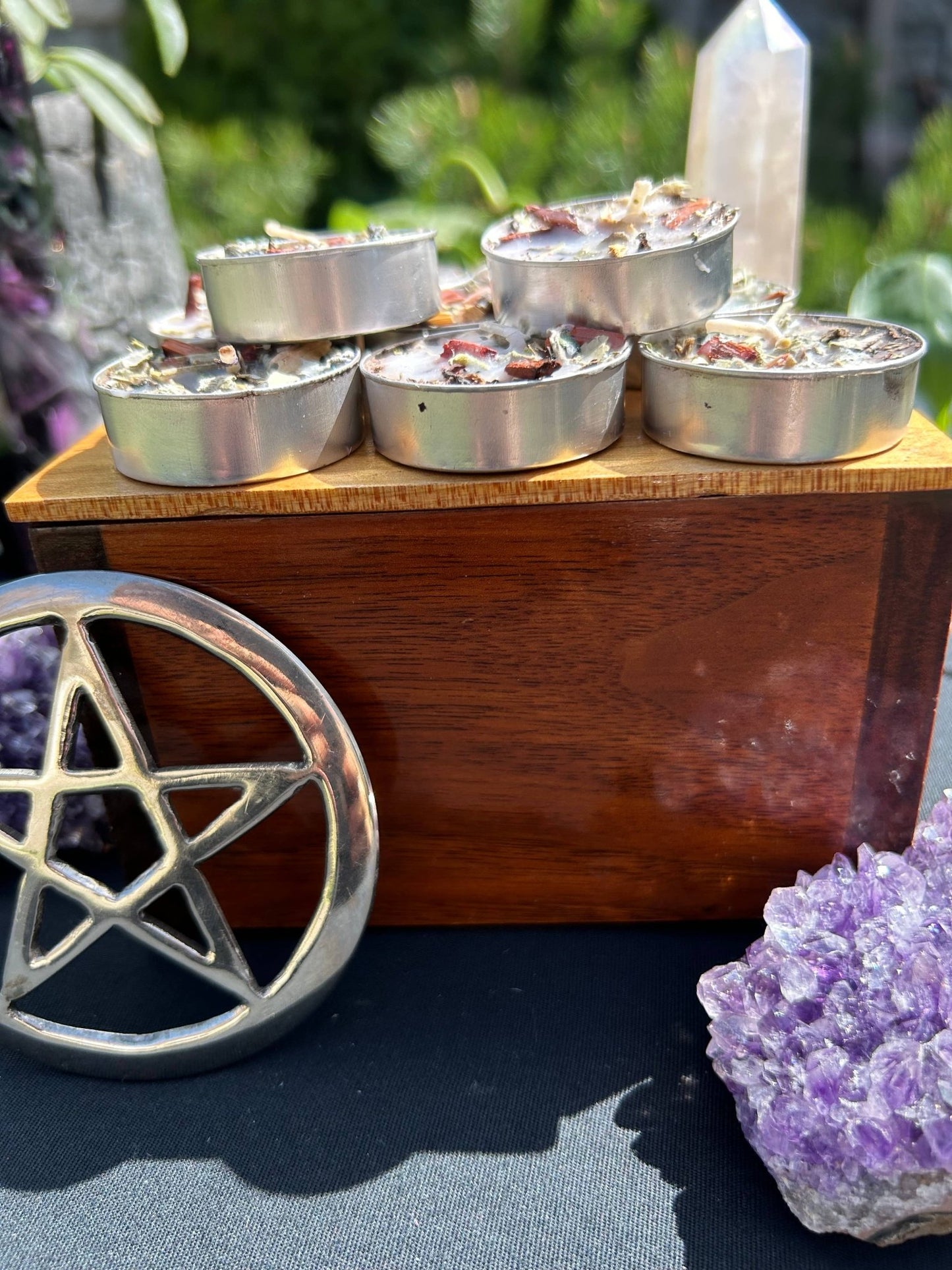 Protection Tealight Spell Candles - Project Palette